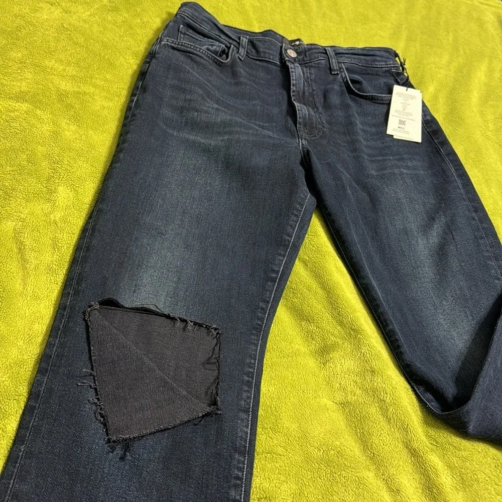 REVOLVE: 7 For All Mankind Easy Slim Jeans Sz 31 Color: Sunbeam - Picture 10 of 15
